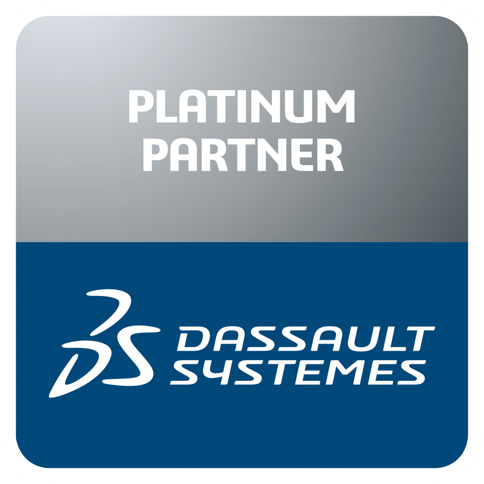 다쏘시스템 Platinum Partner 인증 로고